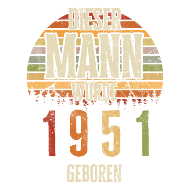 Motiv 70. Geburtstag 70Jahre 1951 Jahrgang