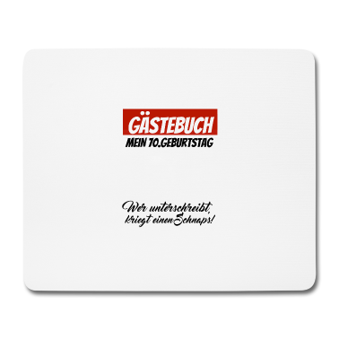 70 Geburtstag Geschenk Mousepad - 70. Geburtstag Party Gästebuch 70 Jahre T-Shirt