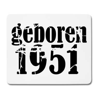 70 Geburtstag Geschenk Mousepad - 70. Geburtstag Jahrgang 1951 geboren