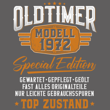 Motiv Oldtimer Baujahr 1972 geboren Geburtstagsspruch