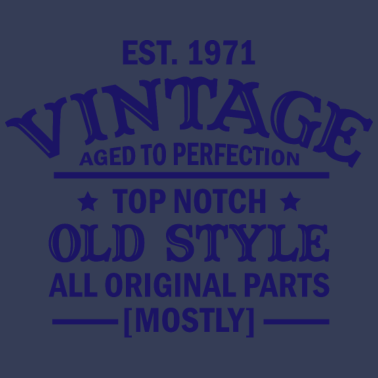 Motiv Vintage old style Geburtstag Geschenk 50 Jahre