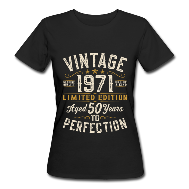 50 Geburtstag Geschenk T-Shirt - Jahrgang 1971 Retro Vintage 50 Geburtstag Geschenk