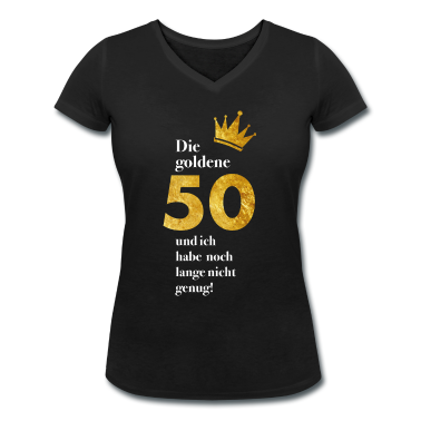 50 Geburtstag Geschenk T-Shirt - 50 Jahre Gold Geburtstag