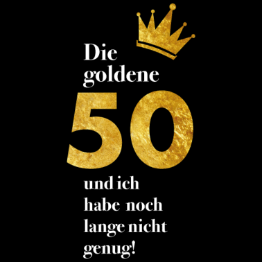 Motiv 50 Jahre Gold Geburtstag