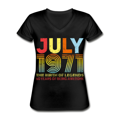 50 Geburtstag Geschenk T-Shirt - Juli 50 Jahre Geboren Juli 1971 Geschenk