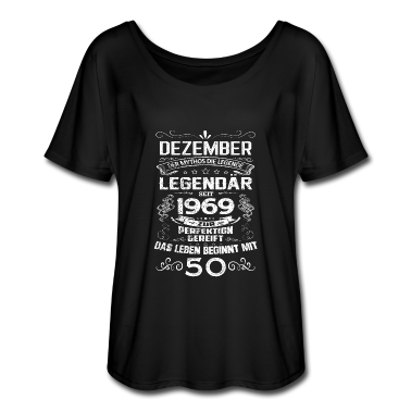 50 Geburtstag Geschenk T-Shirt - 50 Geburtstag Dezember 1969 Geschenk Fünfzig Jahre