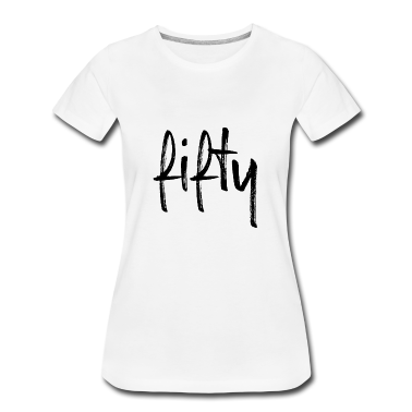 50 Geburtstag Geschenk T-Shirt - 50 fifty Geburtstag Geschenk Zahl fünfzig