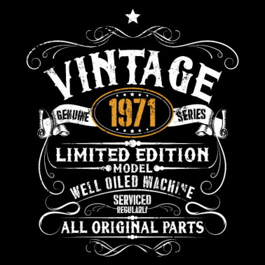 Motiv 50. Geburtstag Vintage 1971 Lustig Geschenk