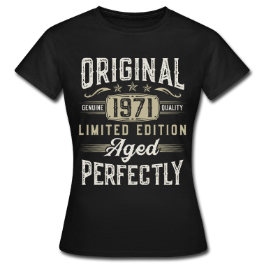 50 Geburtstag Geschenk T-Shirt - Jahrgang 1971 geboren Vintage Retro Geburtstag