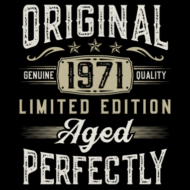 Motiv Jahrgang 1971 geboren Vintage Retro Geburtstag