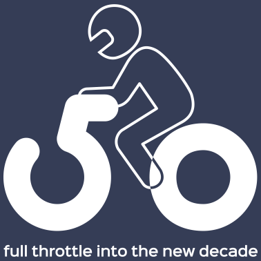 Motiv Ein echter Biker wird 50!