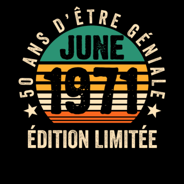 Motiv Juni 1971 50.Geburtstag Geschenk