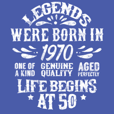 Motiv BIRTHDAY GIFT LEGENDS WERE BORN IN 1970