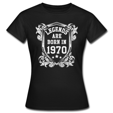 50 Geburtstag Geschenk T-Shirt - Legenden sind 1970 geboren.