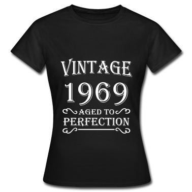 50 Geburtstag Geschenk T-Shirt - Vintage 1969 - Aged to perfection