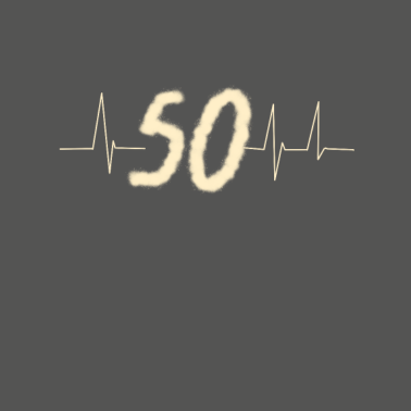 Motiv 50 Jahre heartbeat Shirt