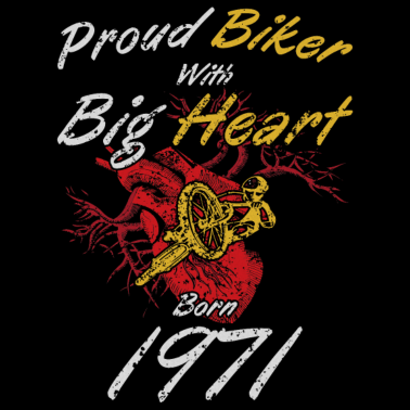 Motiv 1971 Stolzer Mountainbiker Geburtstag Fahrrad