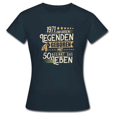 50 Geburtstag Geschenk T-Shirt - Jahrgang 1971 Geburtstag Männer Frauen
