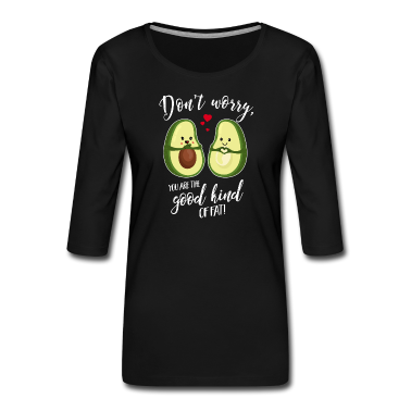 50 Geburtstag Geschenk T-Shirt - Dont worry the good kind of fat-Avocado Liebespaar