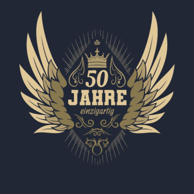 Motiv 50 Geburtstag Engelsflügel 50 Jahre