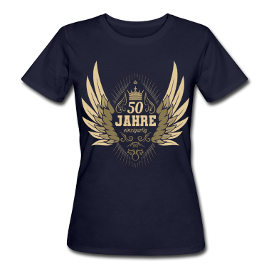 50 Geburtstag Geschenk T-Shirt - 50 Geburtstag Engelsflügel 50 Jahre