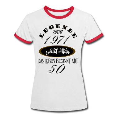 50 Geburtstag Geschenk T-Shirt - 1971 zum 50. Geburtstag