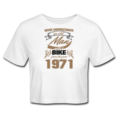 50 Geburtstag Geschenk T-Shirt - Nicht Unterschätzen Mann Fahrrad 1971
