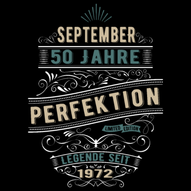 Motiv September 50 Jahre Perfektion Legende seit 1972