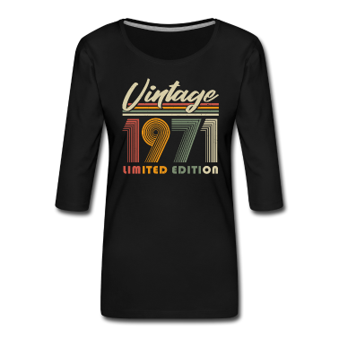 50 Geburtstag Geschenk T-Shirt - 1971 Jahrgang Vintage Retro Geburtstag