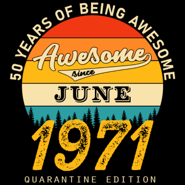 Motiv Juni 1971 - 50. Geburtstag Geschenk Vintage