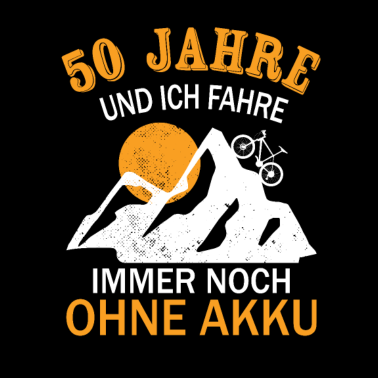 Motiv 50. Geburtstag Geschenk Fahrrad Rennrad ohne Akku