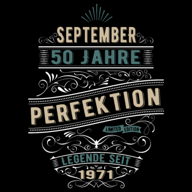 Motiv September 50 Jahre Perfektion Legende seit 1971