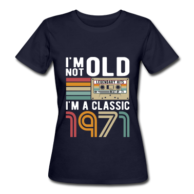 50 Geburtstag Geschenk T-Shirt - Jahrgang 1971 geboren Retro Geburtstag Geschenk