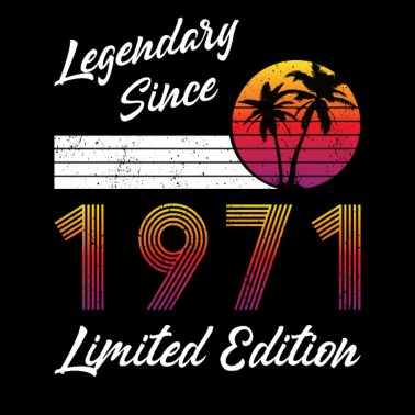 Motiv 50. Geburtstag Legendary Since 1971 Jahrgang 1971