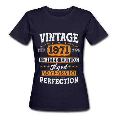 50 Geburtstag Geschenk T-Shirt - Jahrgang 1971 geboren Vintage 50. Geburtstag