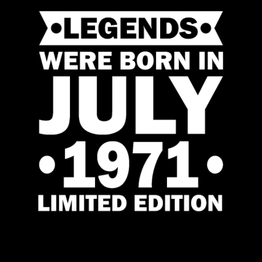 Motiv 50. Geburtstag JULI Jahrgang 1971 Geschenkidee