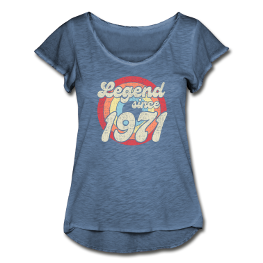 50 Geburtstag Geschenk T-Shirt - 50. Geburtstag Legend since 1971 Retro