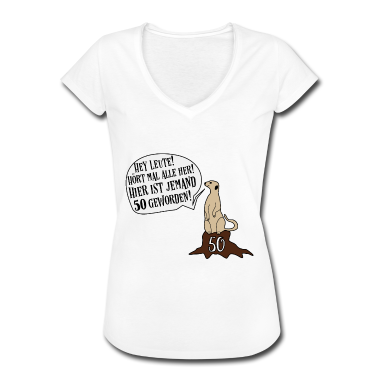 50 Geburtstag Geschenk T-Shirt - Lustige Geschenk Sprüche Erdmännchen 50 Jahre