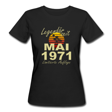 50 Geburtstag Geschenk T-Shirt - Legendär Mai 1971 Jahr Geburtstag Geschenk