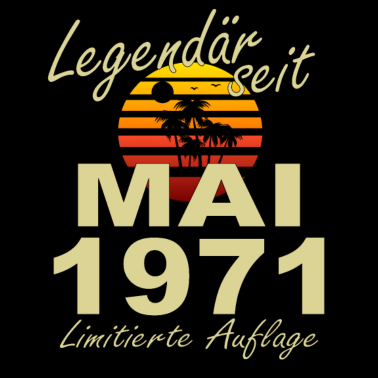 Motiv Legendär Mai 1971 Jahr Geburtstag Geschenk