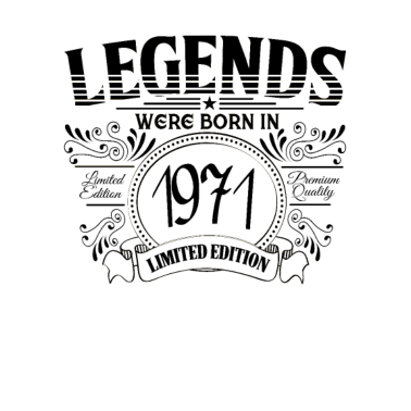 Motiv Jahrgang 1971 Geburtstag Vintage Retro
