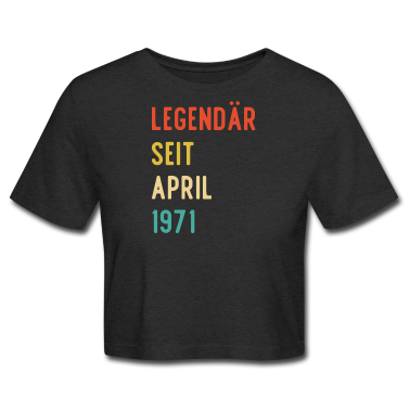 50 Geburtstag Geschenk T-Shirt - 50. Geburtstag 50 Jahre 1971 April