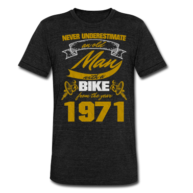 50 Geburtstag Geschenk T-Shirt - Alter Mann 1971 Geboren Radfahrer