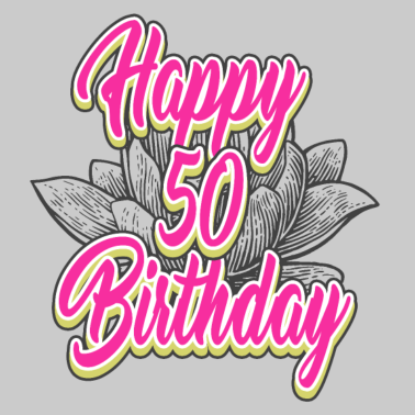 Motiv 50 Geburtstag - Herzlichen Glückwünsch Geschenk