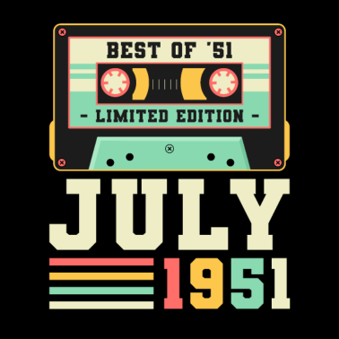 Motiv 50. Geburtstag Geschenk Juli 1951 50 Jahre