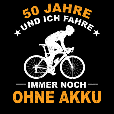 Motiv Fahrradfahrer Geschenk 50 Jahre Rentner Geburtstag