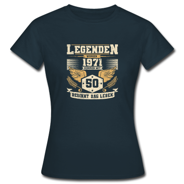 50 Geburtstag Geschenk T-Shirt - 50. Geburtstag Legende Männer Frauen