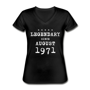 50 Geburtstag Geschenk T-Shirt - 50. Geburtstag 50 Jahre 1971 August