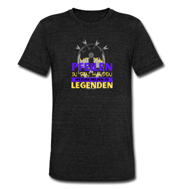 50 Geburtstag Geschenk T-Shirt - Dart - Mit Pfeilen werden Helden zu Legenden!