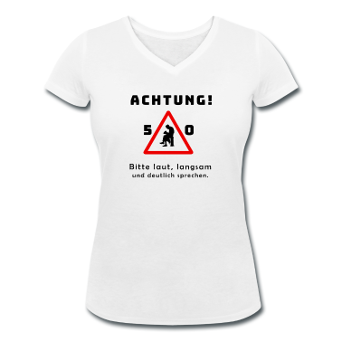50 Geburtstag Geschenk T-Shirt - 50. Geburtstag - Achtung!